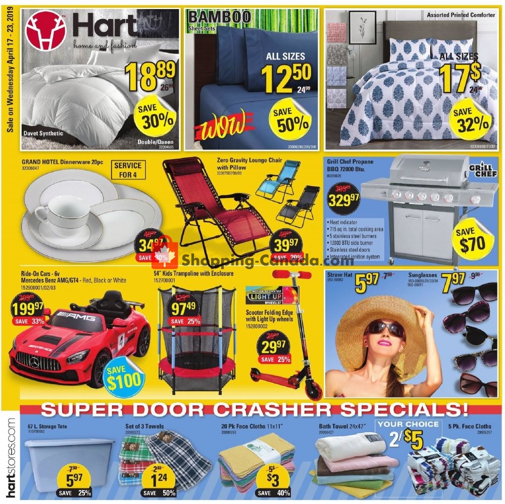 Hart flyer from Wednesday April 17, 2019 to Tuesday April 23, 2019 - page 1