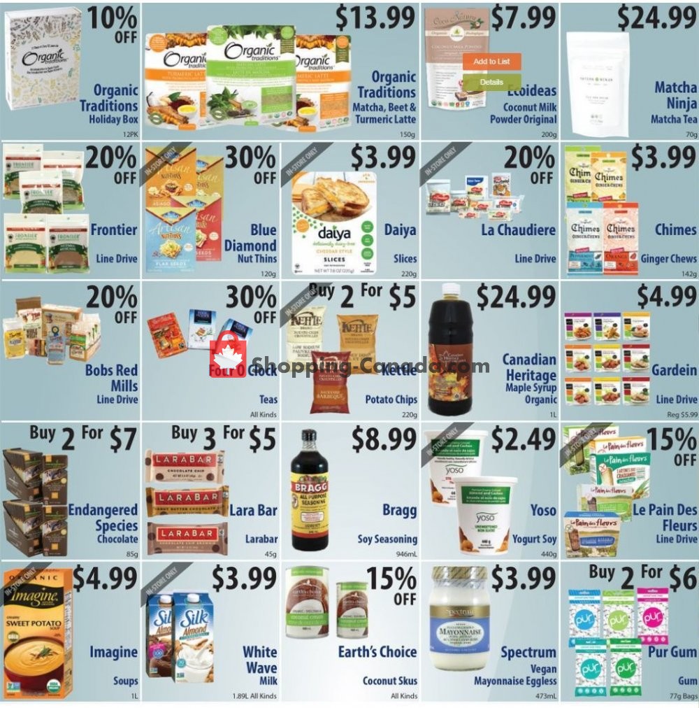 Healthy Planet flyer from Monday December 10, 2018 to Wednesday January 16, 2019 - page 5
