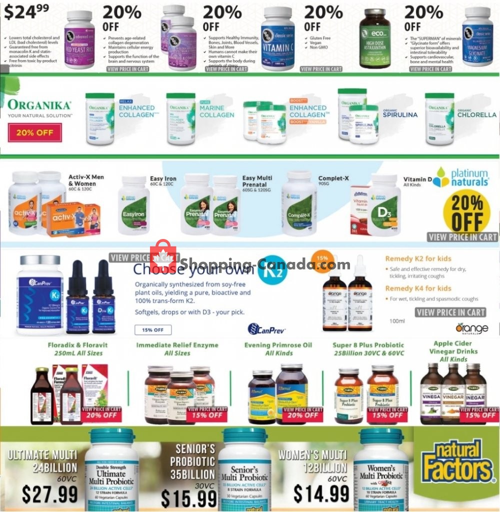 Healthy Canada, flyer (Seniors Day Discount) January 17