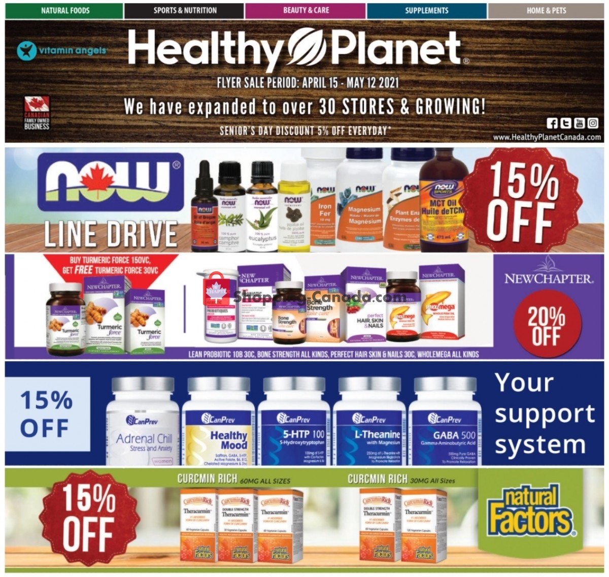 Healthy Canada, flyer (Special Offer) April 15 May 12, 2021