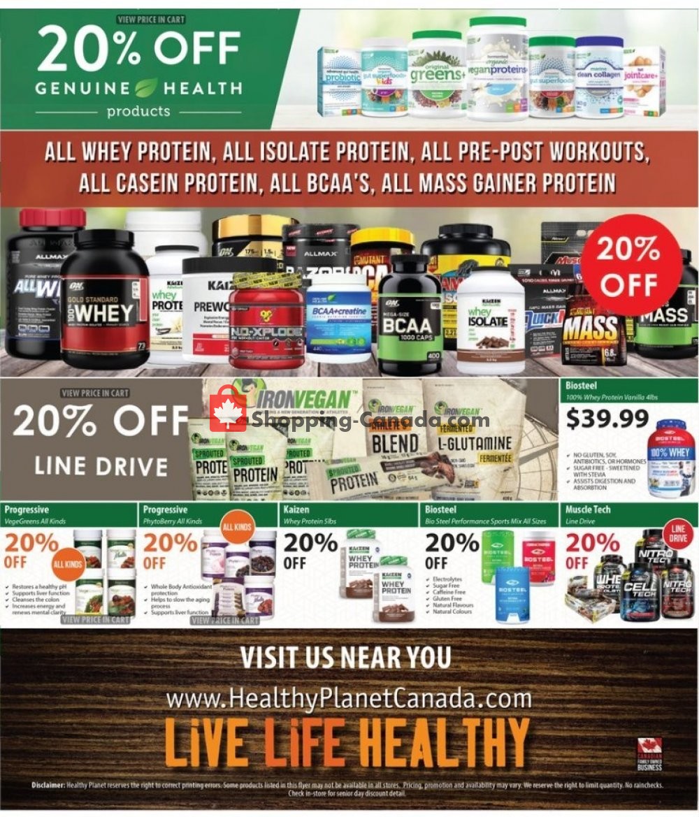 Healthy Planet flyer from Thursday August 15, 2019 to Wednesday September 11, 2019 - page 8