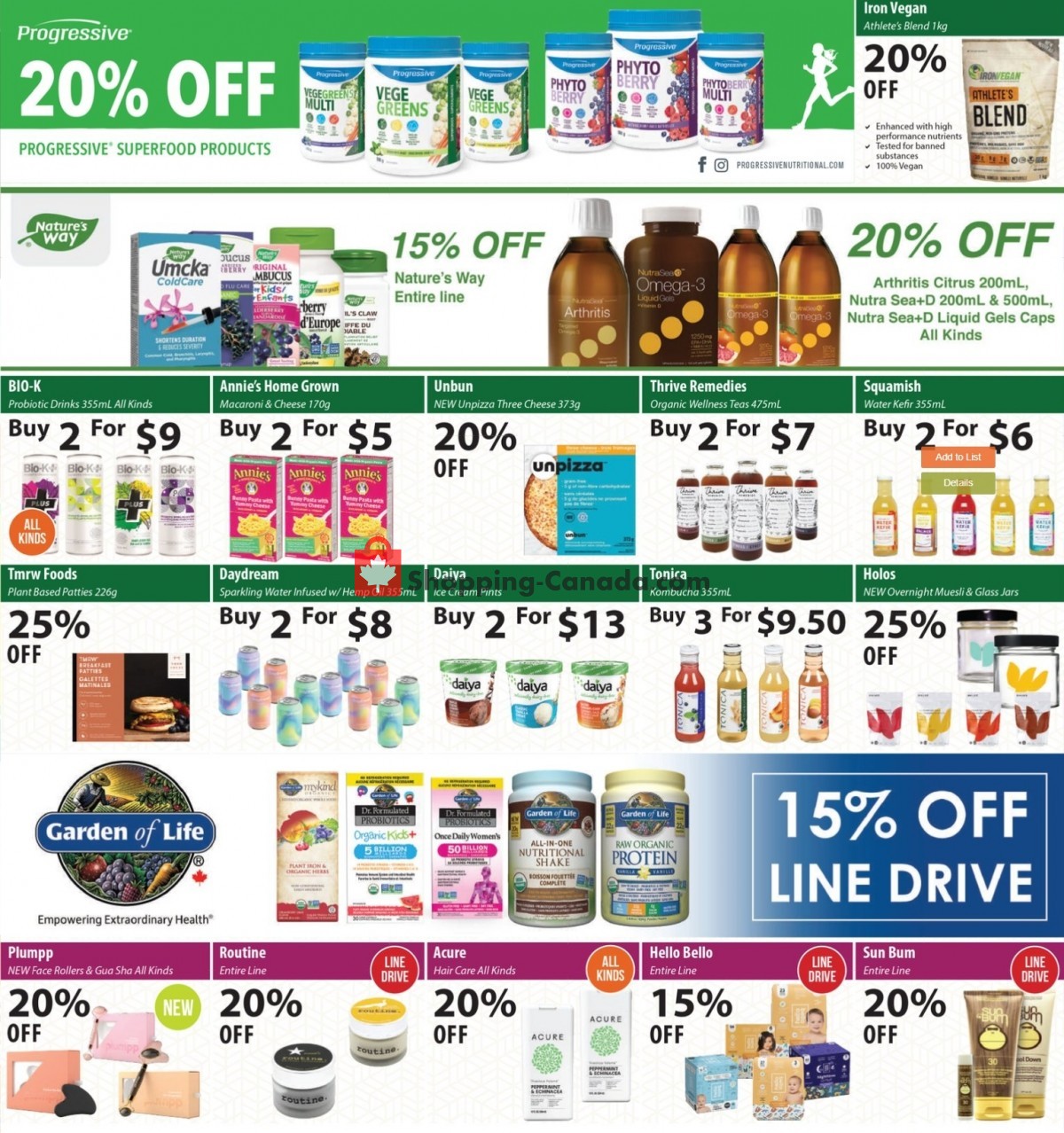 Healthy Planet flyer from Thursday July 15, 2021 to Wednesday August 11, 2021 - page 2