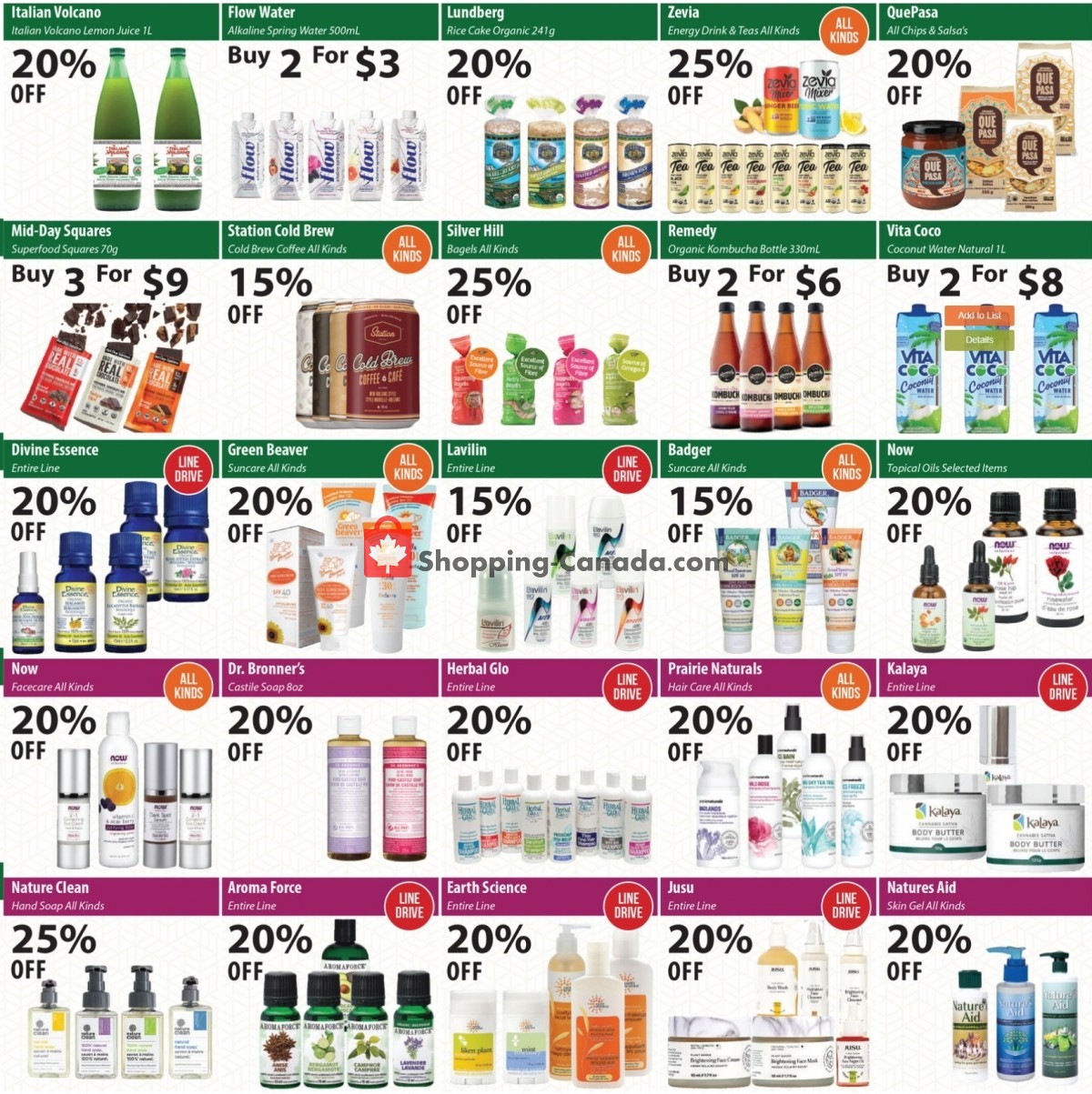 Healthy Planet flyer from Thursday July 15, 2021 to Wednesday August 11, 2021 - page 6