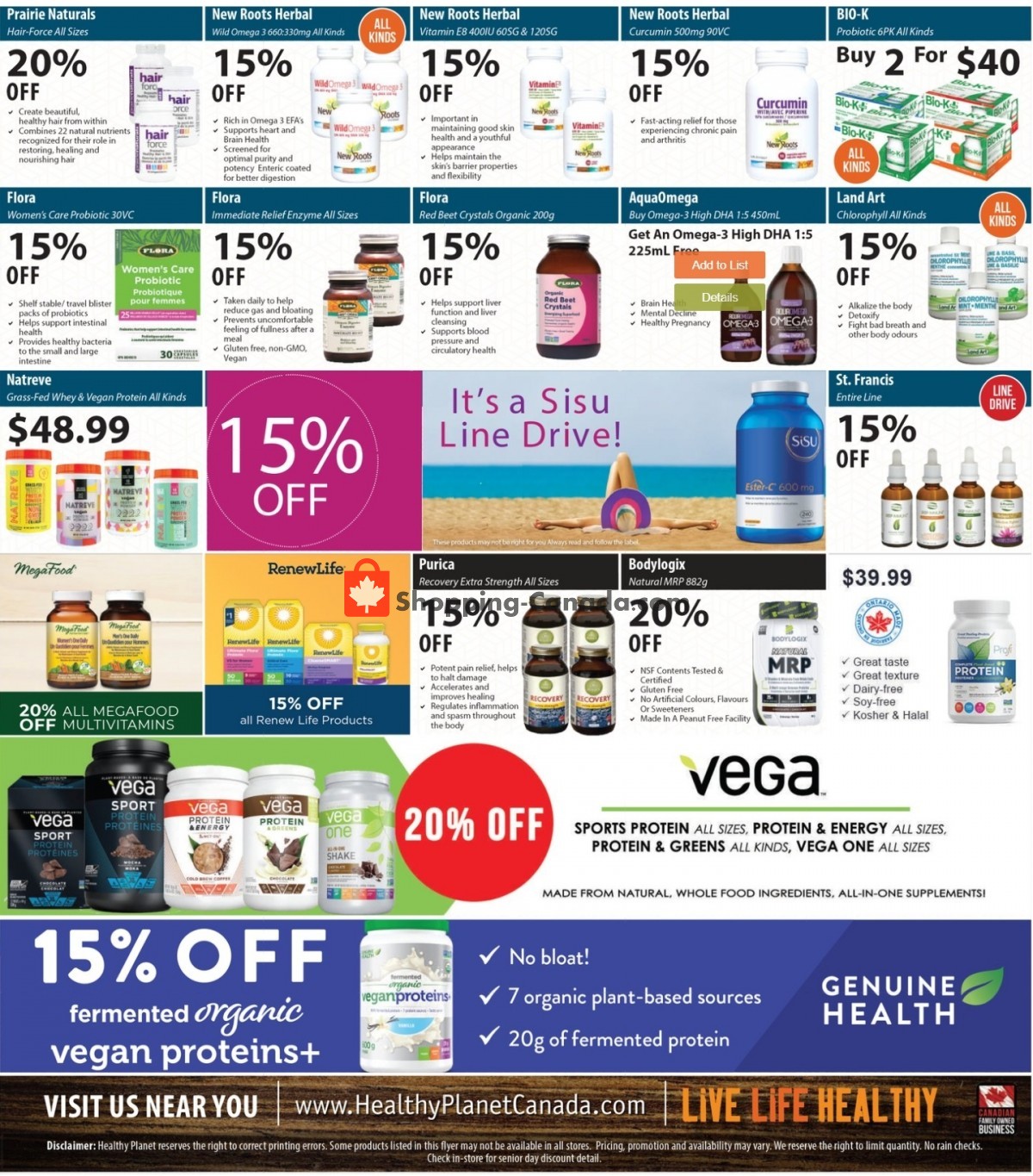 Healthy Planet flyer from Thursday July 15, 2021 to Wednesday August 11, 2021 - page 9
