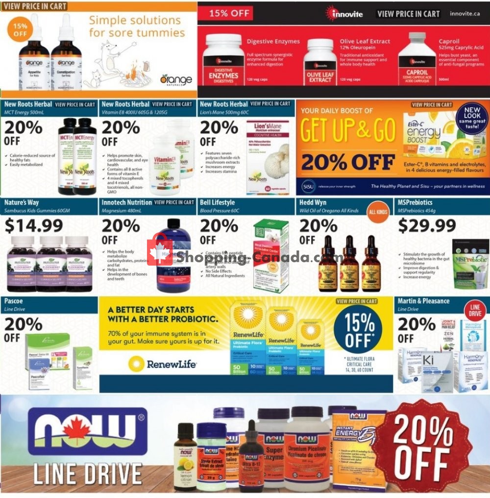 Healthy Canada, flyer (Special Offer) March 12 April 15
