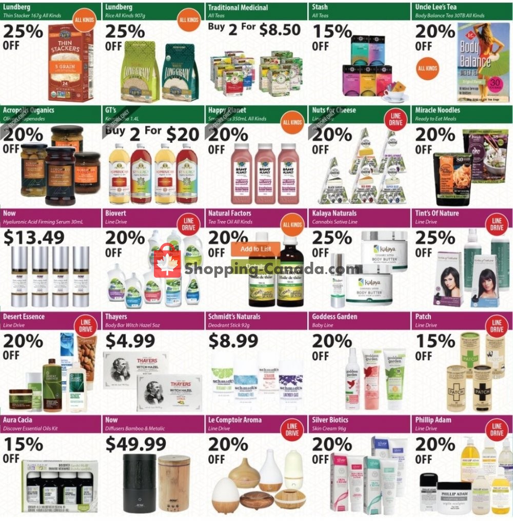 Healthy Canada, flyer (Special Offer) March 12 April 15