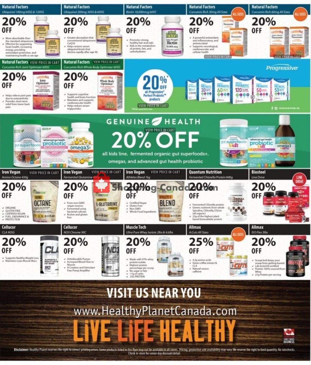 Healthy Planet flyer from Thursday November 14, 2019 to Tuesday December 31, 2019 - page 8