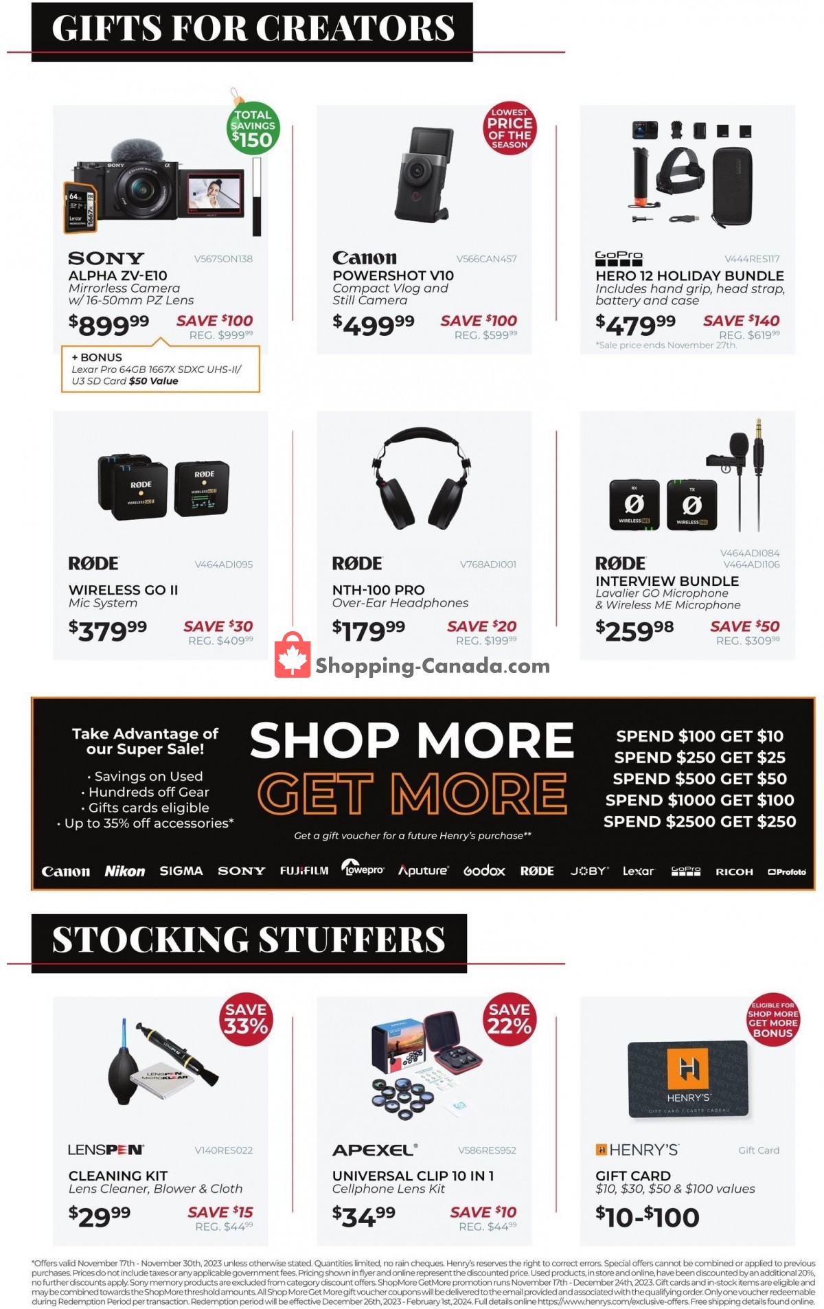 Henry's flyer from Friday November 17, 2023 to Thursday November 30, 2023 - page 4