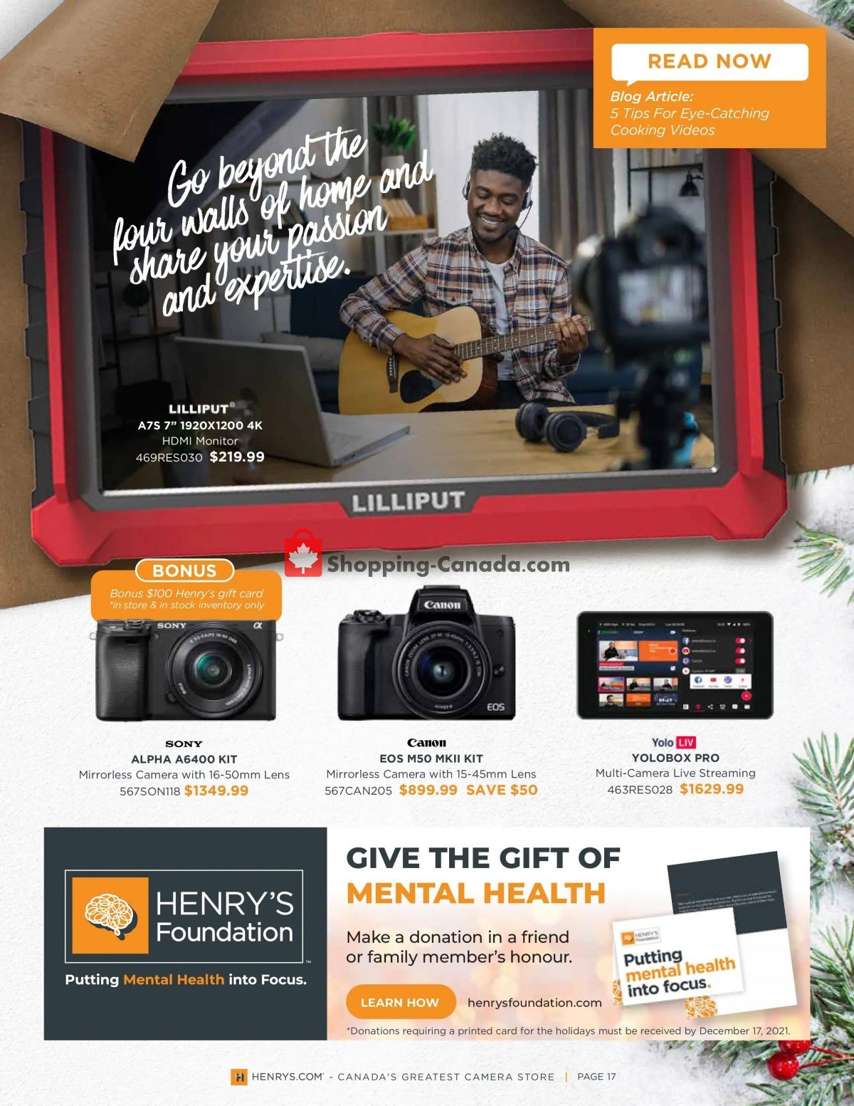 Henry's flyer from Friday December 3, 2021 to Thursday December 23, 2021 - page 17