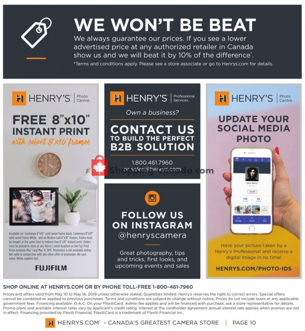 Henry's flyer from Friday May 10, 2019 to Thursday May 16, 2019 - page 10