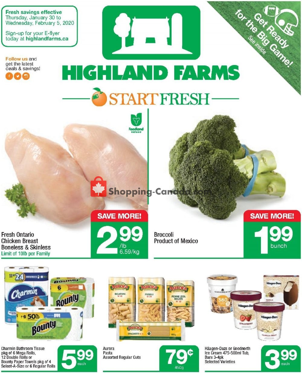 Highland Farms flyer from Thursday January 30, 2020 to Wednesday February 5, 2020 - page 1