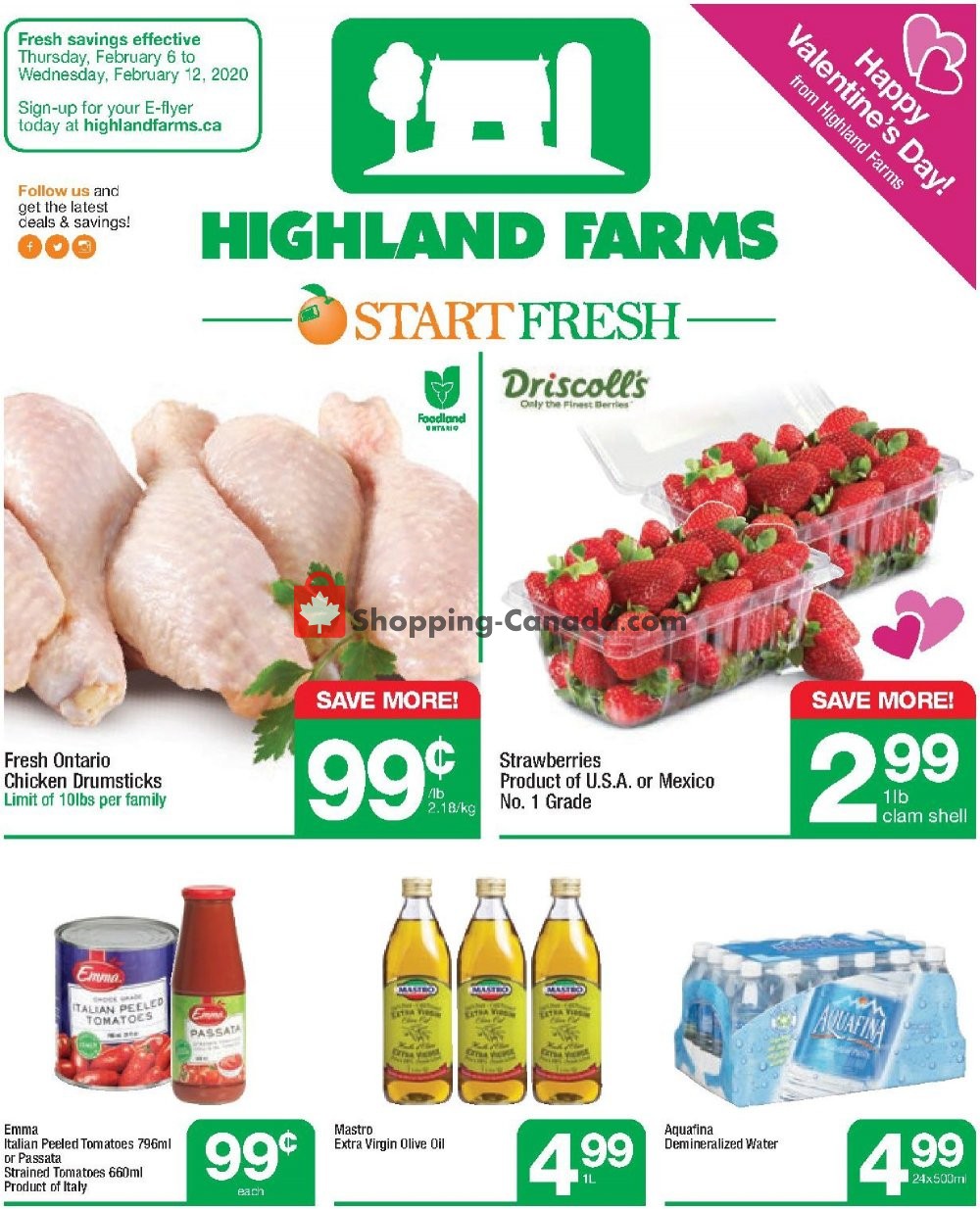Highland Farms flyer from Thursday February 6, 2020 to Wednesday February 12, 2020 - page 1
