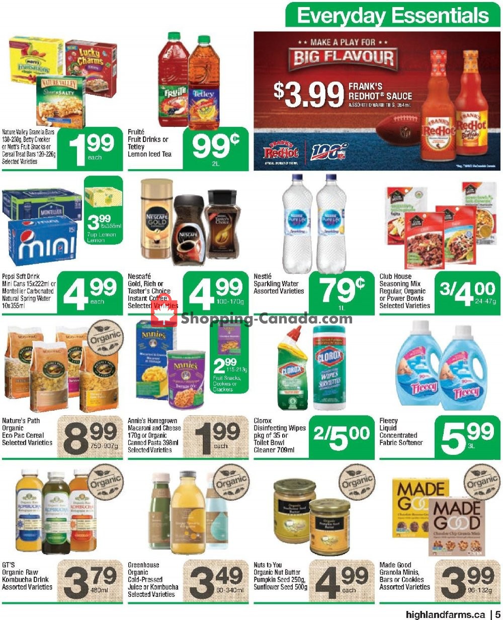 Highland Farms flyer from Thursday September 12, 2019 to Wednesday September 25, 2019 - page 5