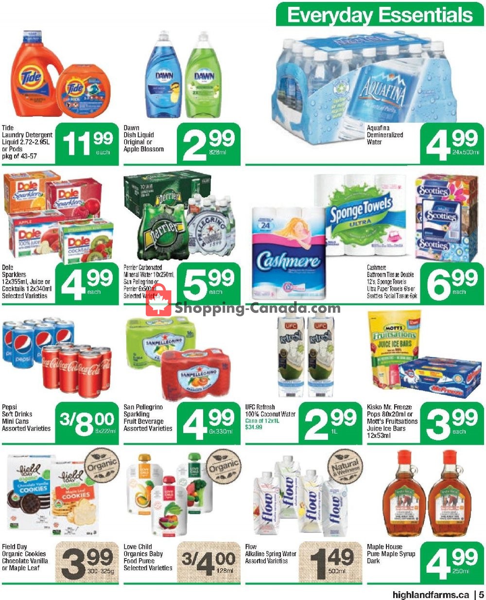 Highland Farms flyer from Thursday August 1, 2019 to Wednesday August 7, 2019 - page 5