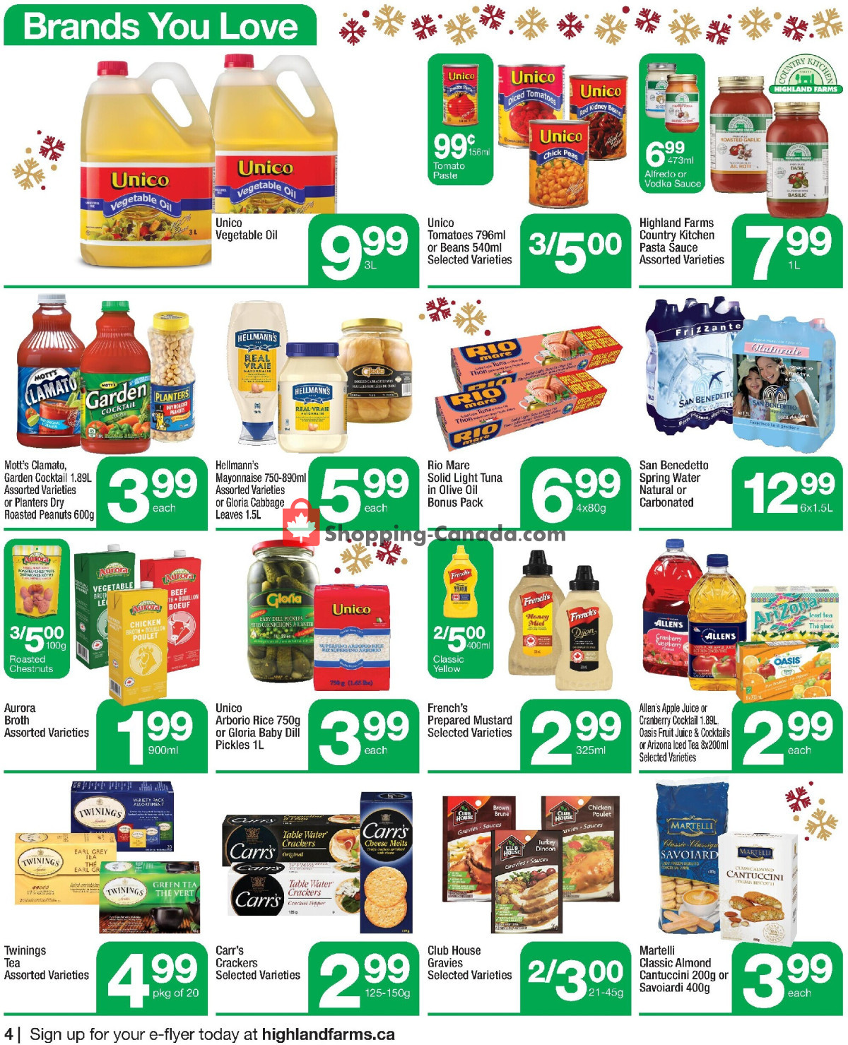 Highland Farms flyer from Thursday December 14, 2023 to Wednesday December 27, 2023 - page 4