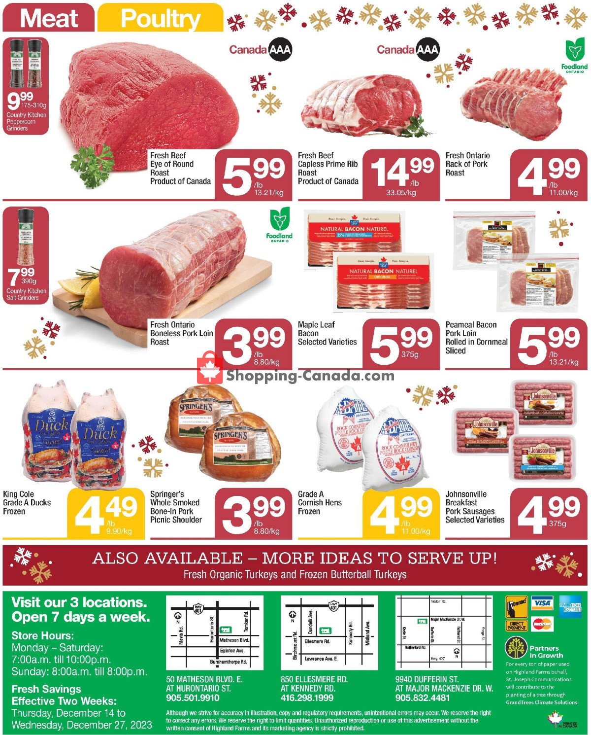 Highland Farms flyer from Thursday December 14, 2023 to Wednesday December 27, 2023 - page 8