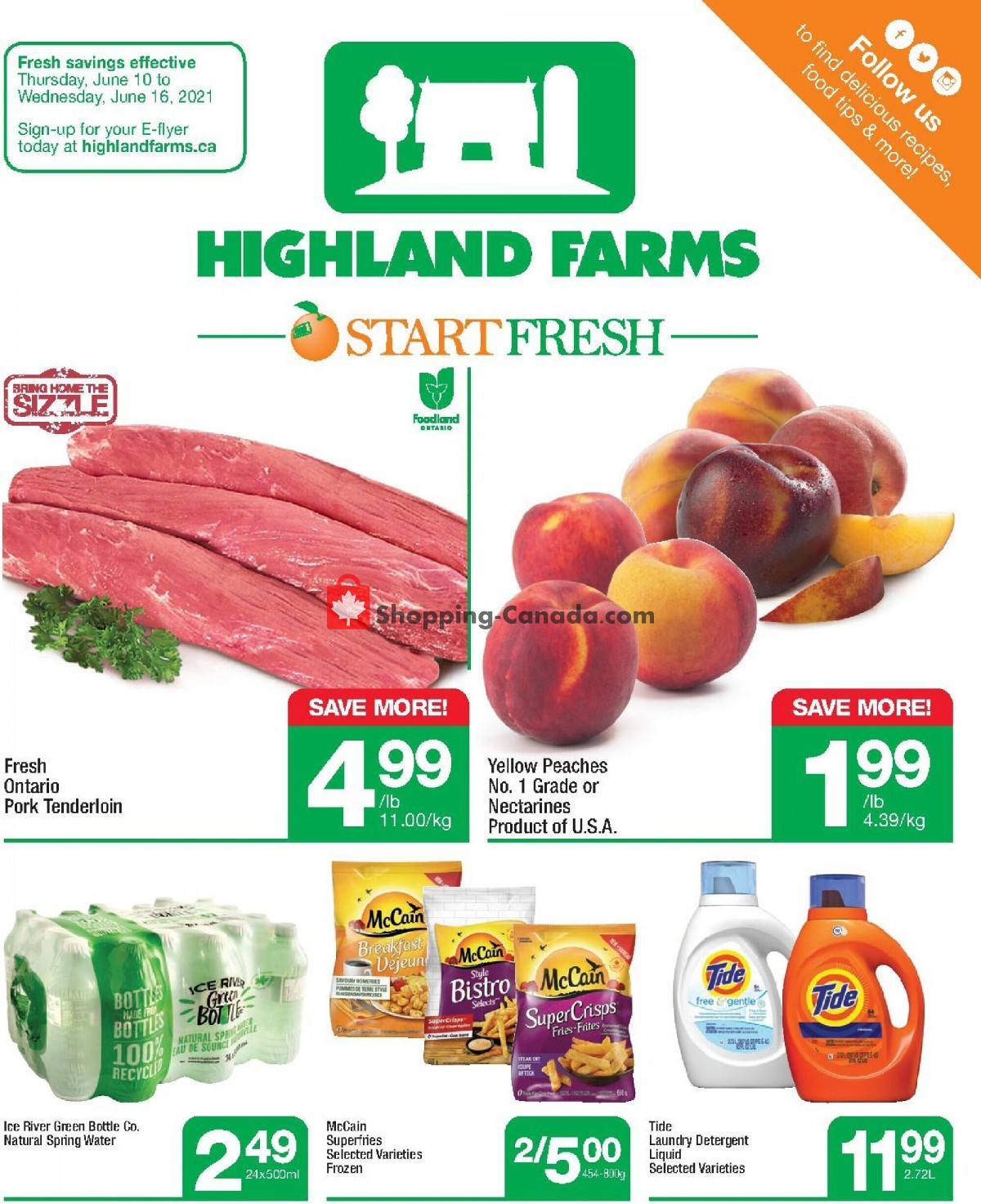 Highland Farms flyer from Thursday June 10, 2021 to Wednesday June 16, 2021 - page 1