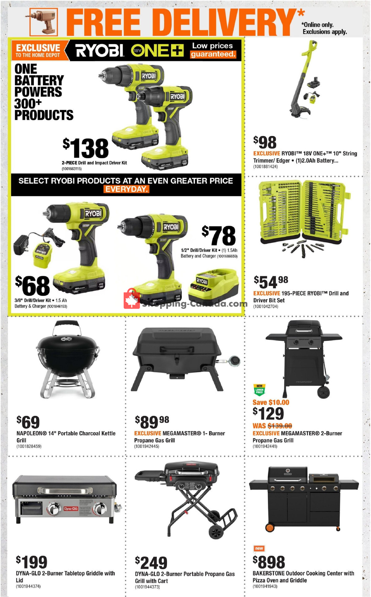 Home Depot flyer from Thursday July 23, 2026 to Wednesday August 5, 2026 - page 4