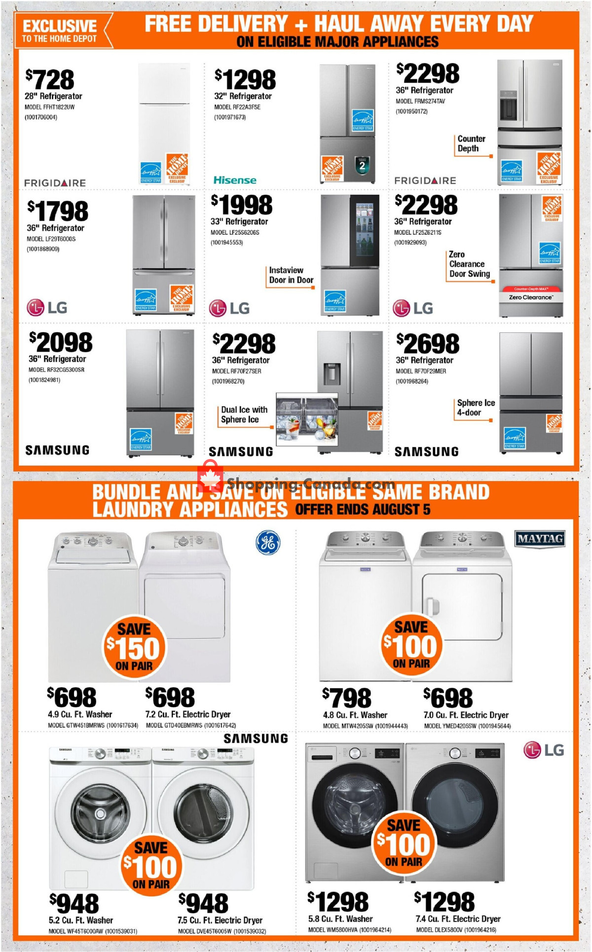 Home Depot flyer from Thursday July 23, 2026 to Wednesday August 5, 2026 - page 5
