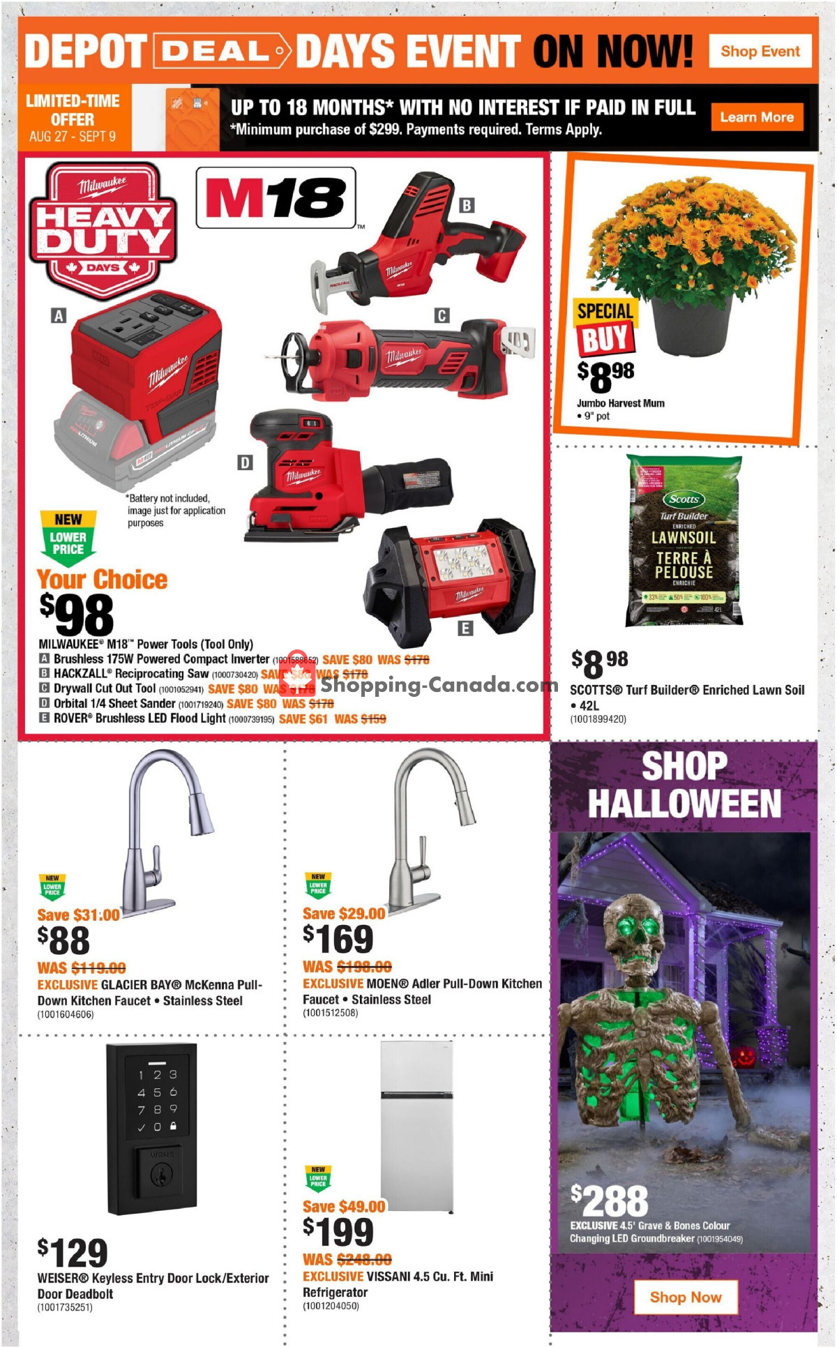Home Depot flyer from Thursday August 27, 2026 to Wednesday September 9, 2026 - page 2