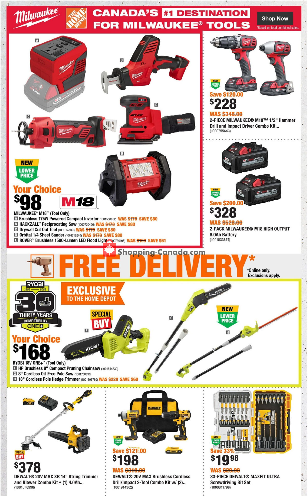 Home Depot flyer from Thursday August 6, 2026 to Wednesday August 19, 2026 - page 3