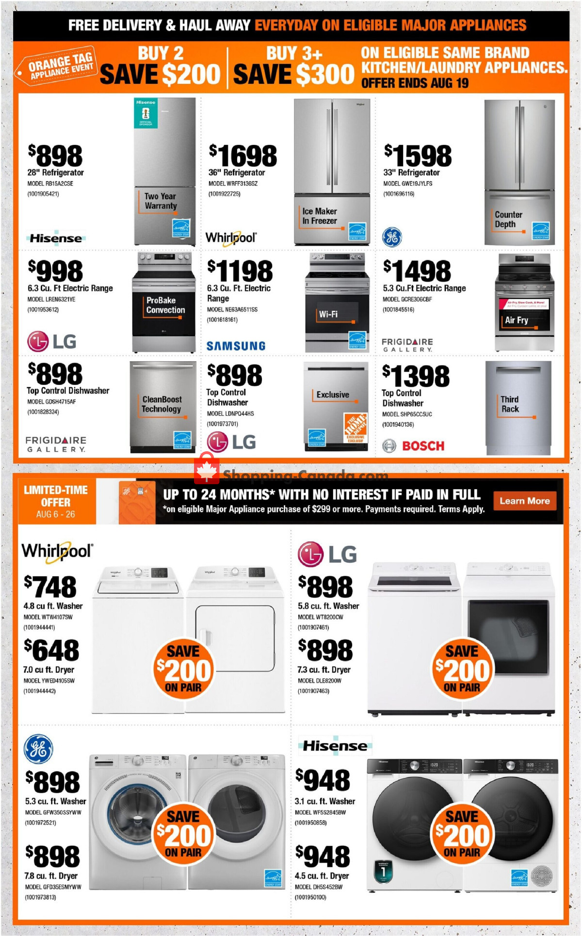 Home Depot flyer from Thursday August 6, 2026 to Wednesday August 19, 2026 - page 5