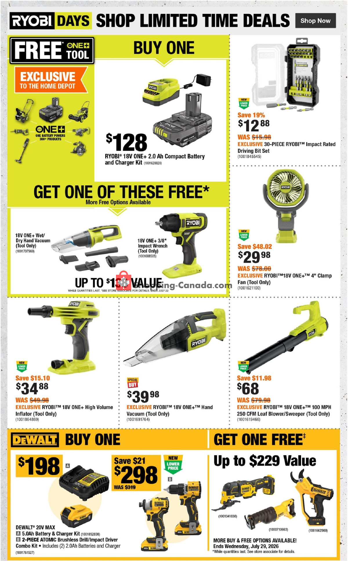 Home Depot flyer from Thursday July 9, 2026 to Wednesday July 22, 2026 - page 4