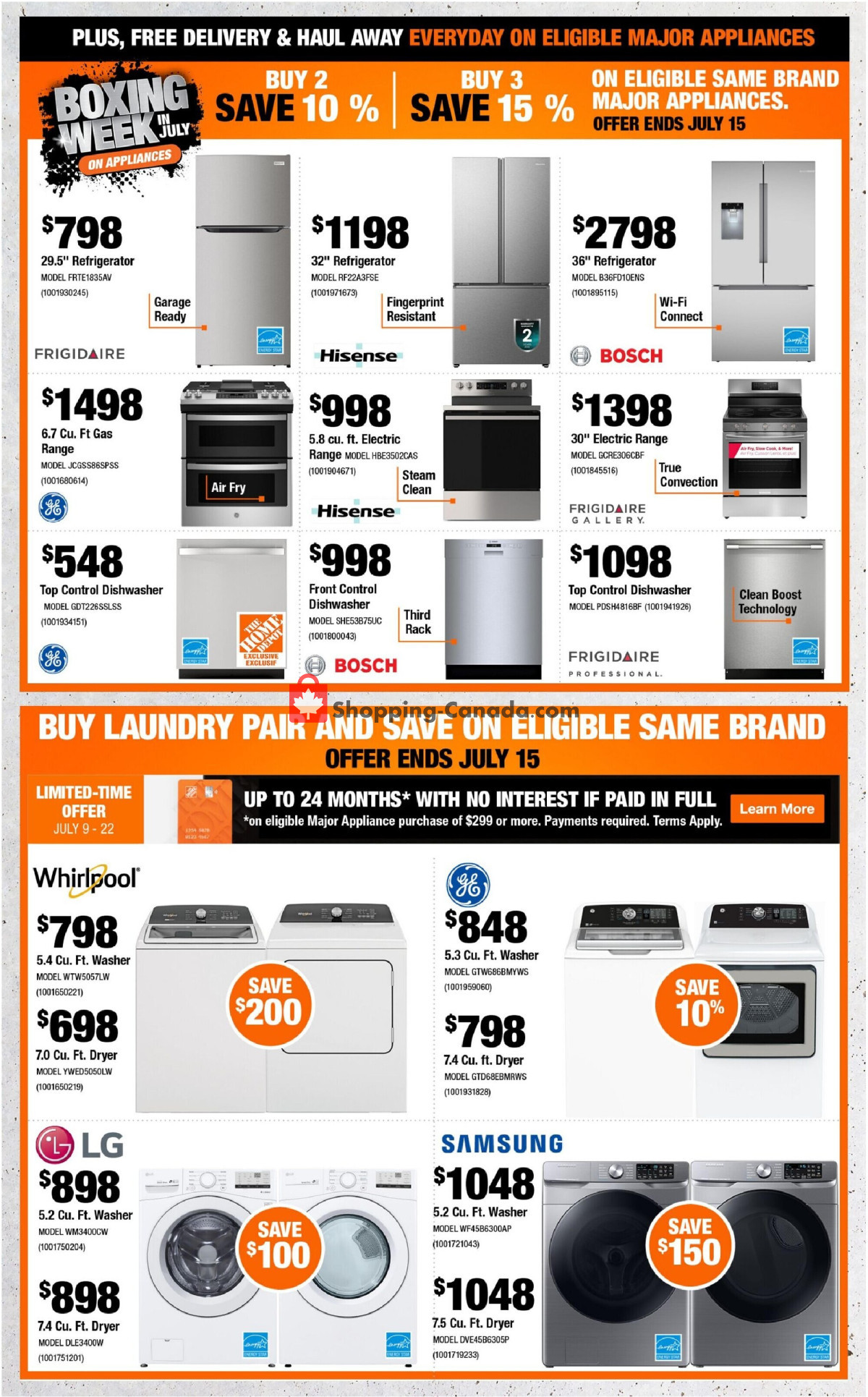 Home Depot flyer from Thursday July 9, 2026 to Wednesday July 22, 2026 - page 6