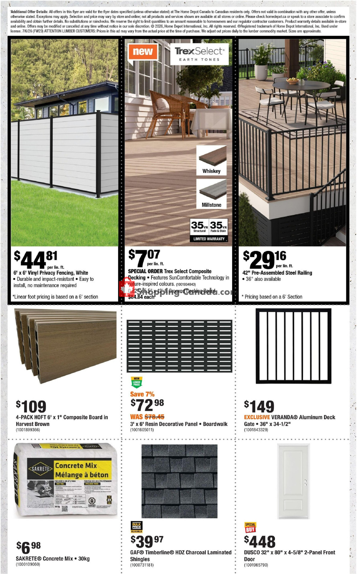 Home Depot flyer from Thursday July 9, 2026 to Wednesday July 22, 2026 - page 7