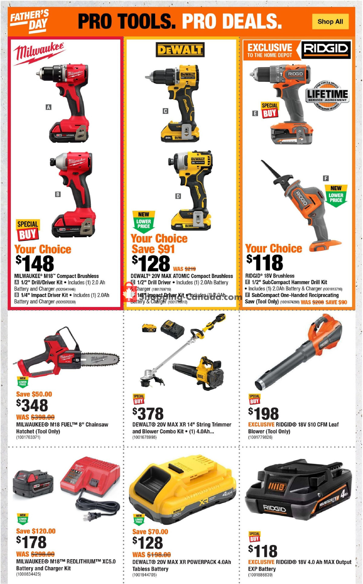 Home Depot flyer from Thursday June 11, 2026 to Wednesday June 24, 2026 - page 4