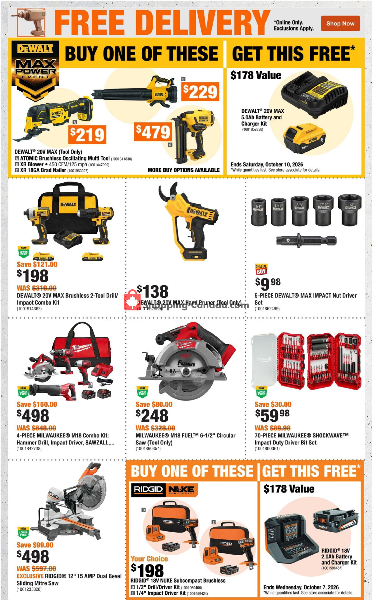 Home Depot flyer from Thursday September 24, 2026 to Wednesday October 7, 2026 - page 3