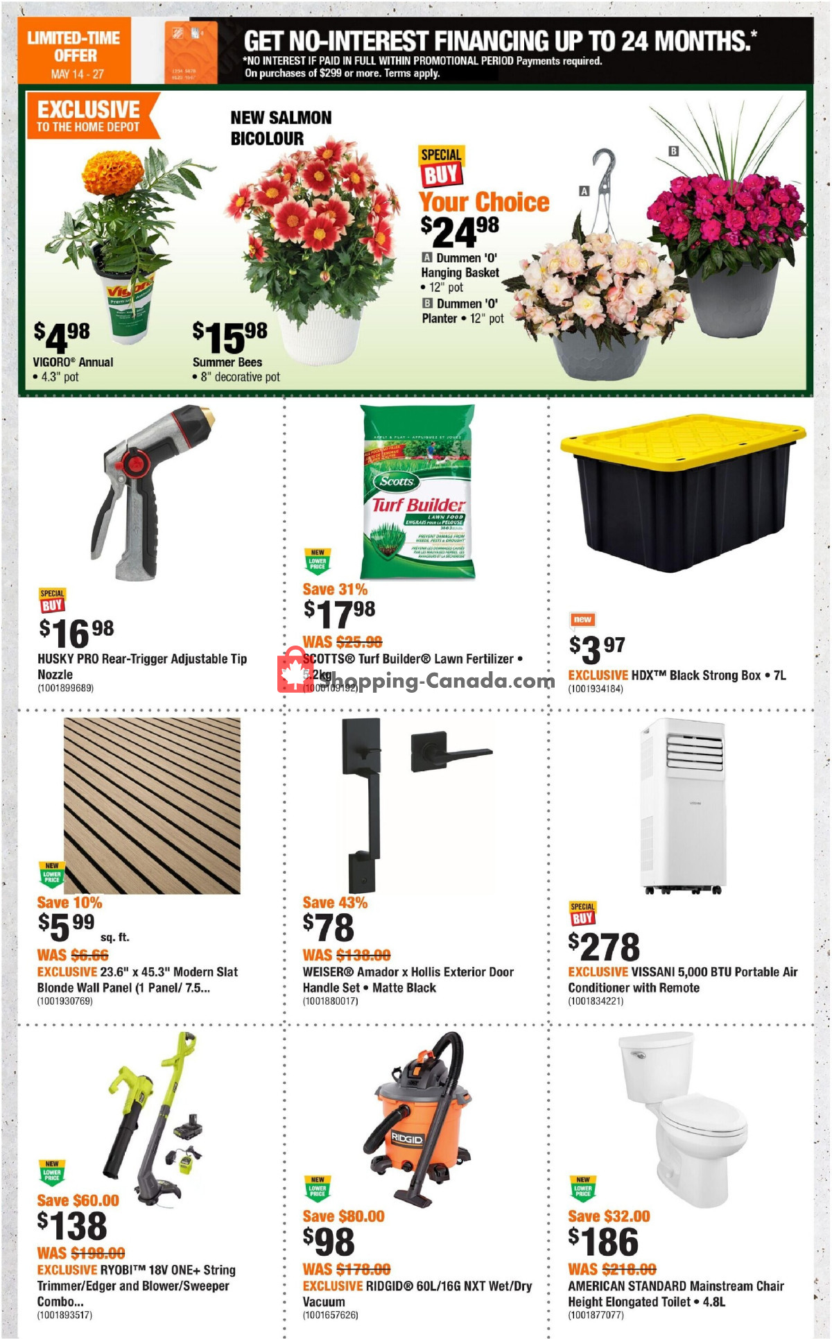 Home Depot flyer from Thursday May 14, 2026 to Wednesday May 27, 2026 - page 2