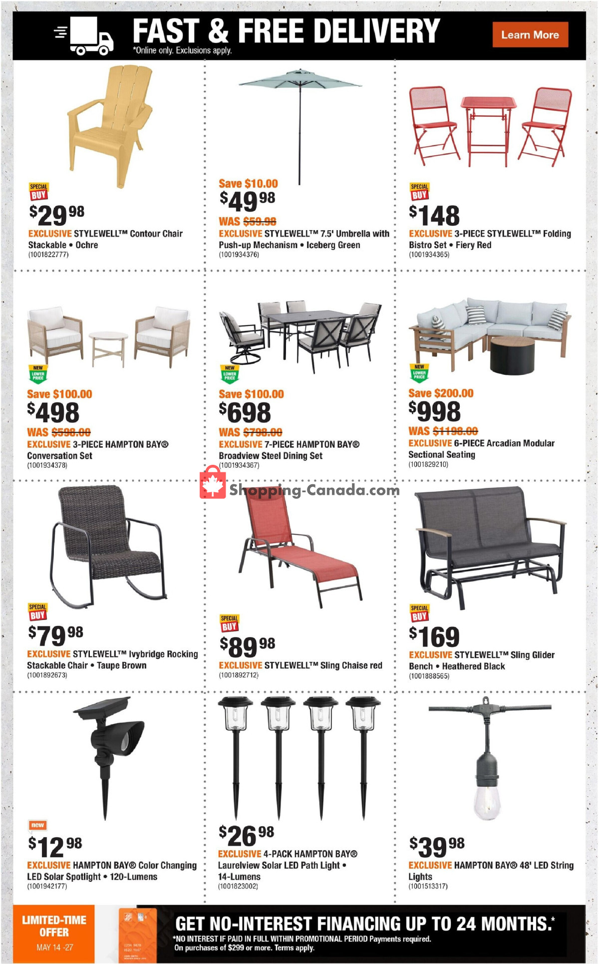 Home Depot flyer from Thursday May 14, 2026 to Wednesday May 27, 2026 - page 7