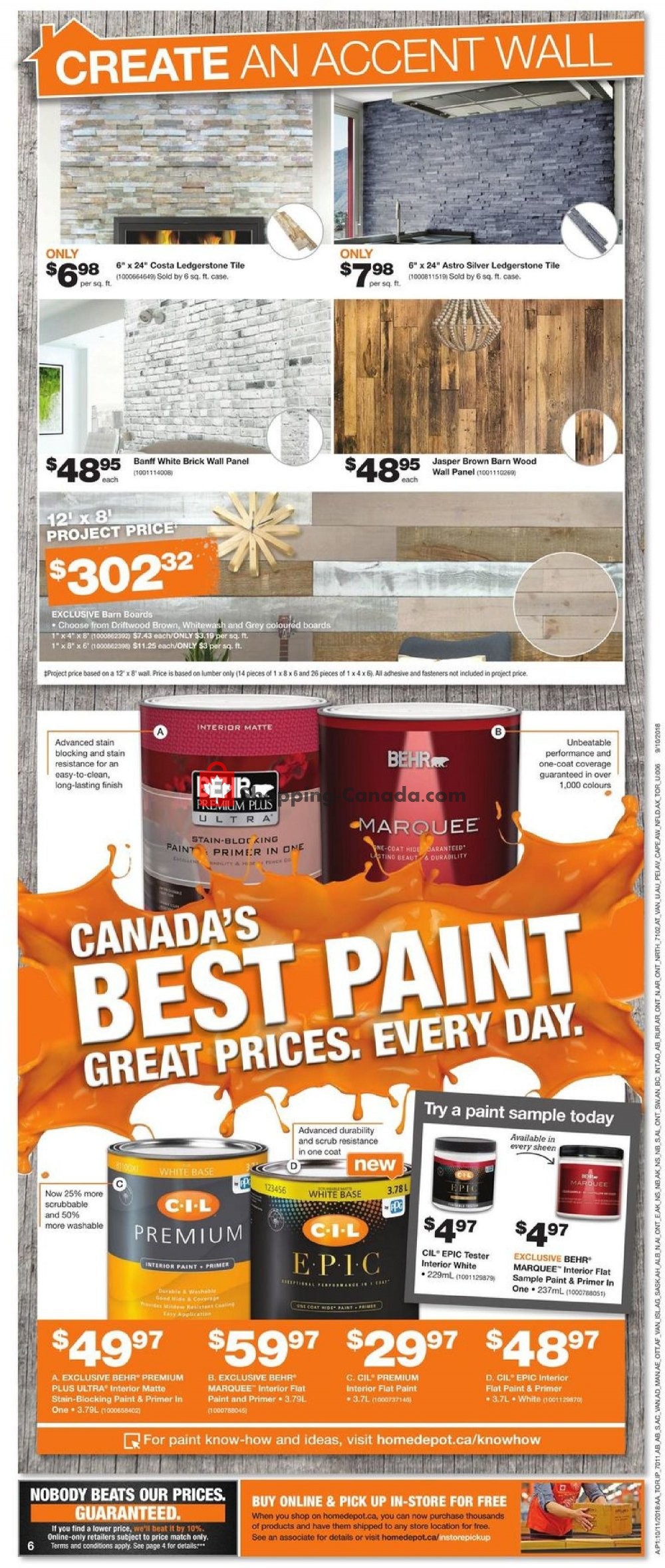 Home Depot flyer from Thursday October 11, 2018 to Wednesday October 17, 2018 - page 14