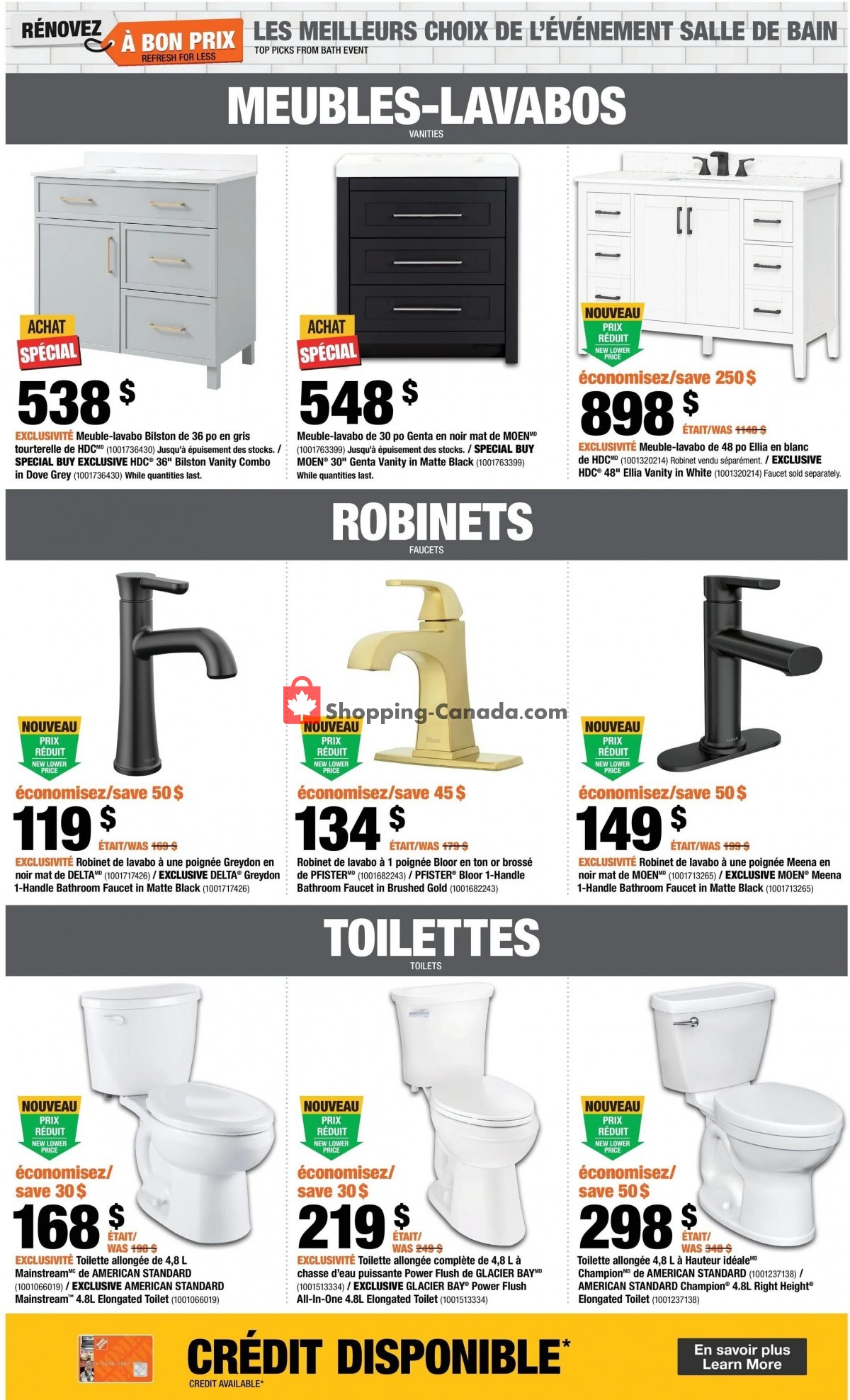 Home Depot Canada, flyer (Achat Special QC) February 23 March 1