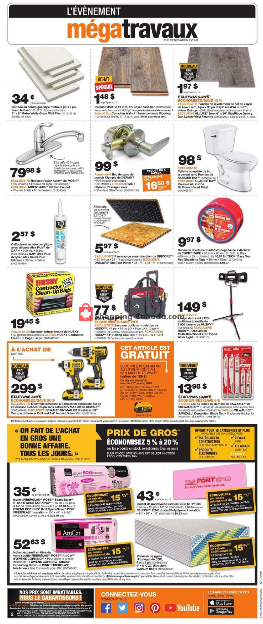 Home Depot flyer from Thursday January 9, 2020 to Wednesday January 15, 2020 - page 2
