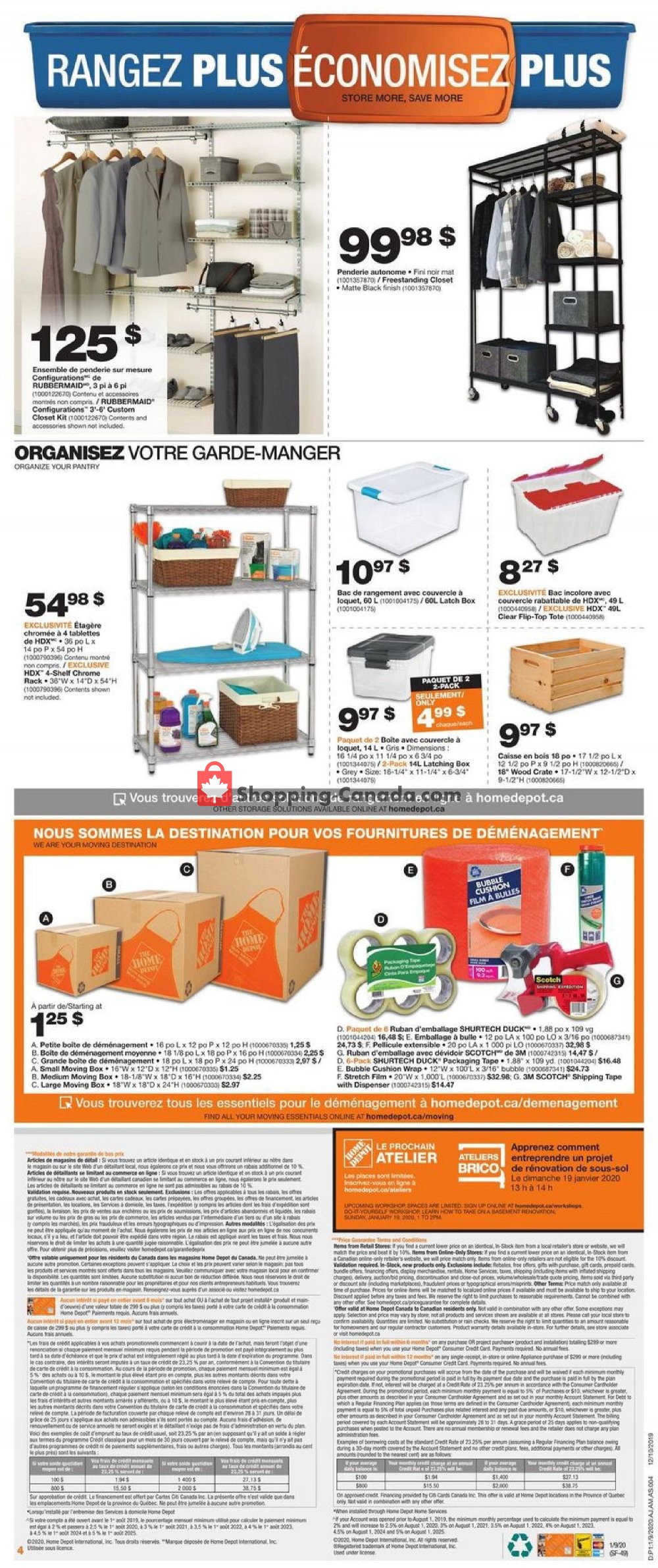 Home Depot flyer from Thursday January 9, 2020 to Wednesday January 15, 2020 - page 5