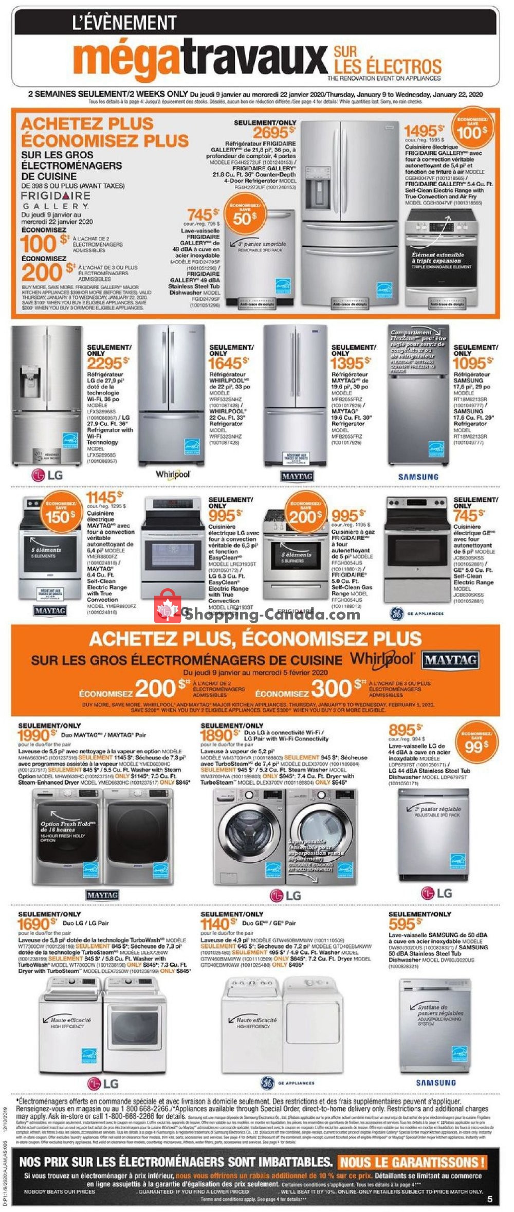 Home Depot flyer from Thursday January 9, 2020 to Wednesday January 15, 2020 - page 6