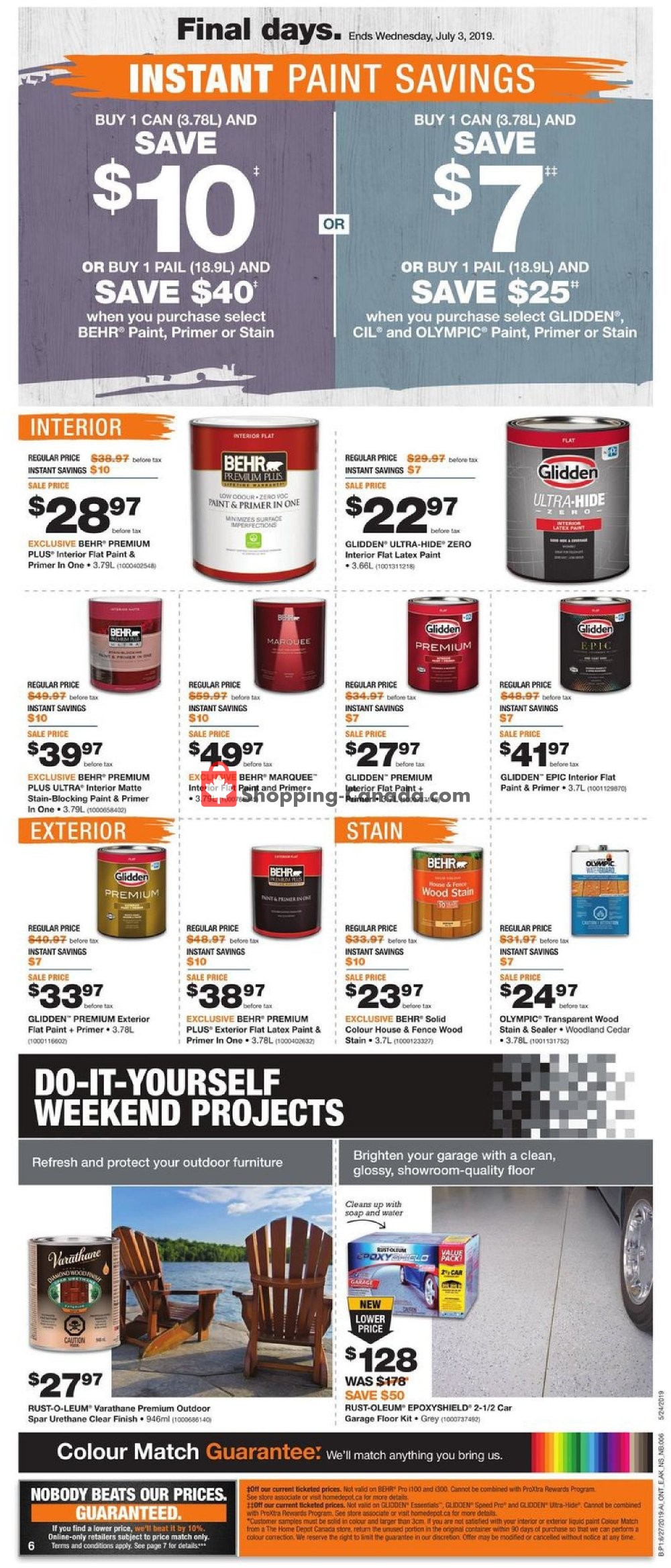 Home Depot flyer from Thursday June 27, 2019 to Wednesday July 3, 2019 - page 7