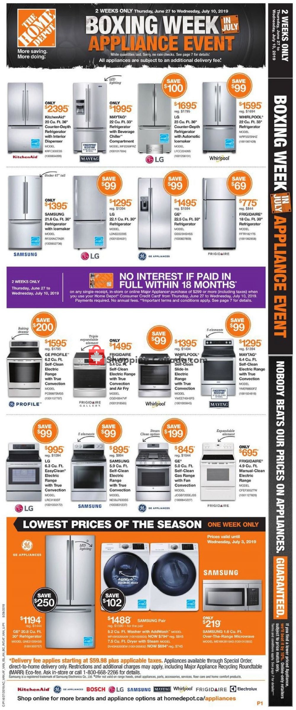 Home Depot flyer from Thursday June 27, 2019 to Wednesday July 3, 2019 - page 10