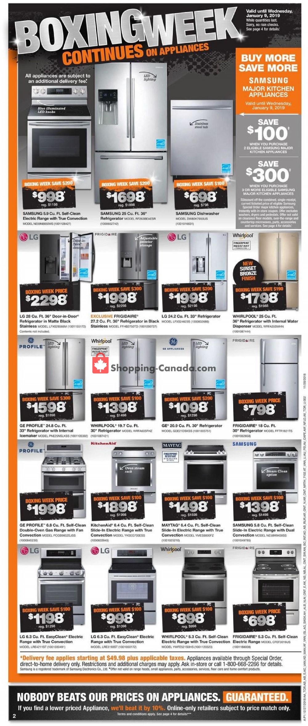Home Depot flyer from Thursday December 27, 2018 to Wednesday January 2, 2019 - page 3