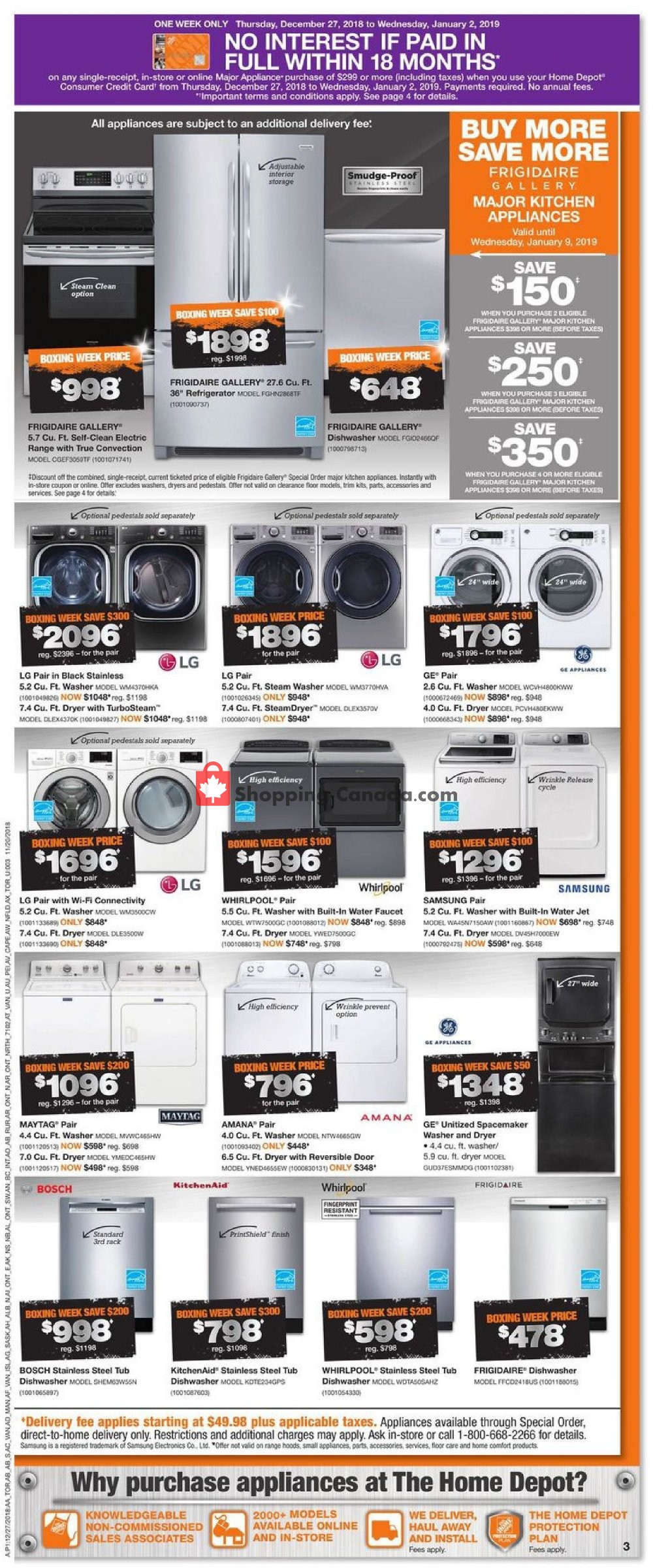 Home Depot flyer from Thursday December 27, 2018 to Wednesday January 2, 2019 - page 4