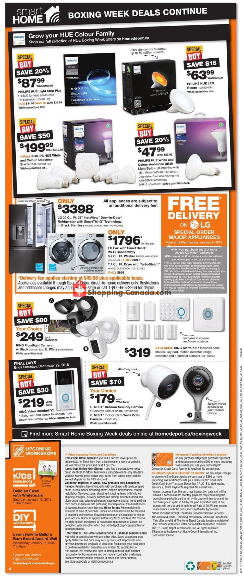 Home Depot flyer from Thursday December 27, 2018 to Wednesday January 2, 2019 - page 7