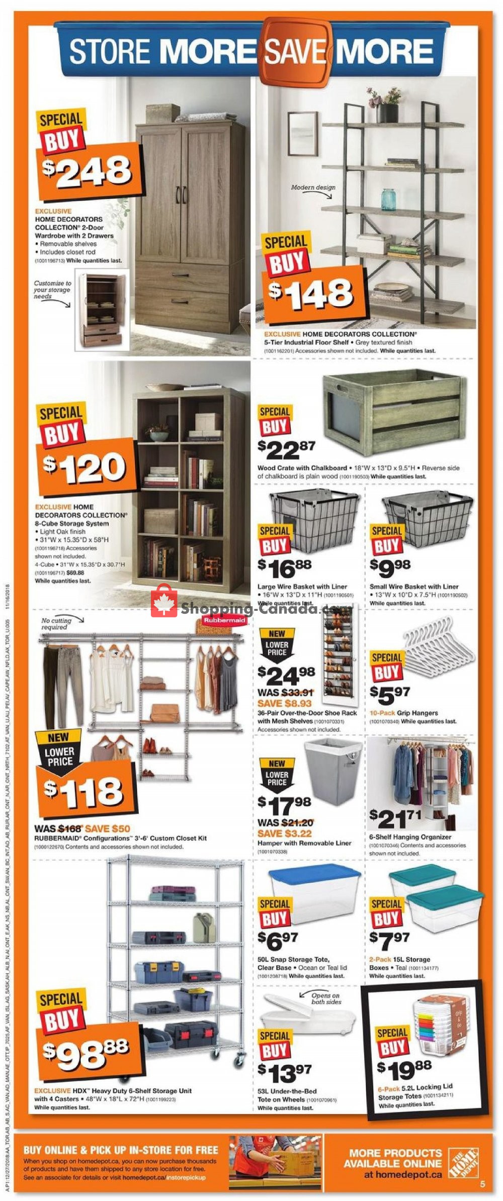 Home Depot flyer from Thursday December 27, 2018 to Wednesday January 2, 2019 - page 8