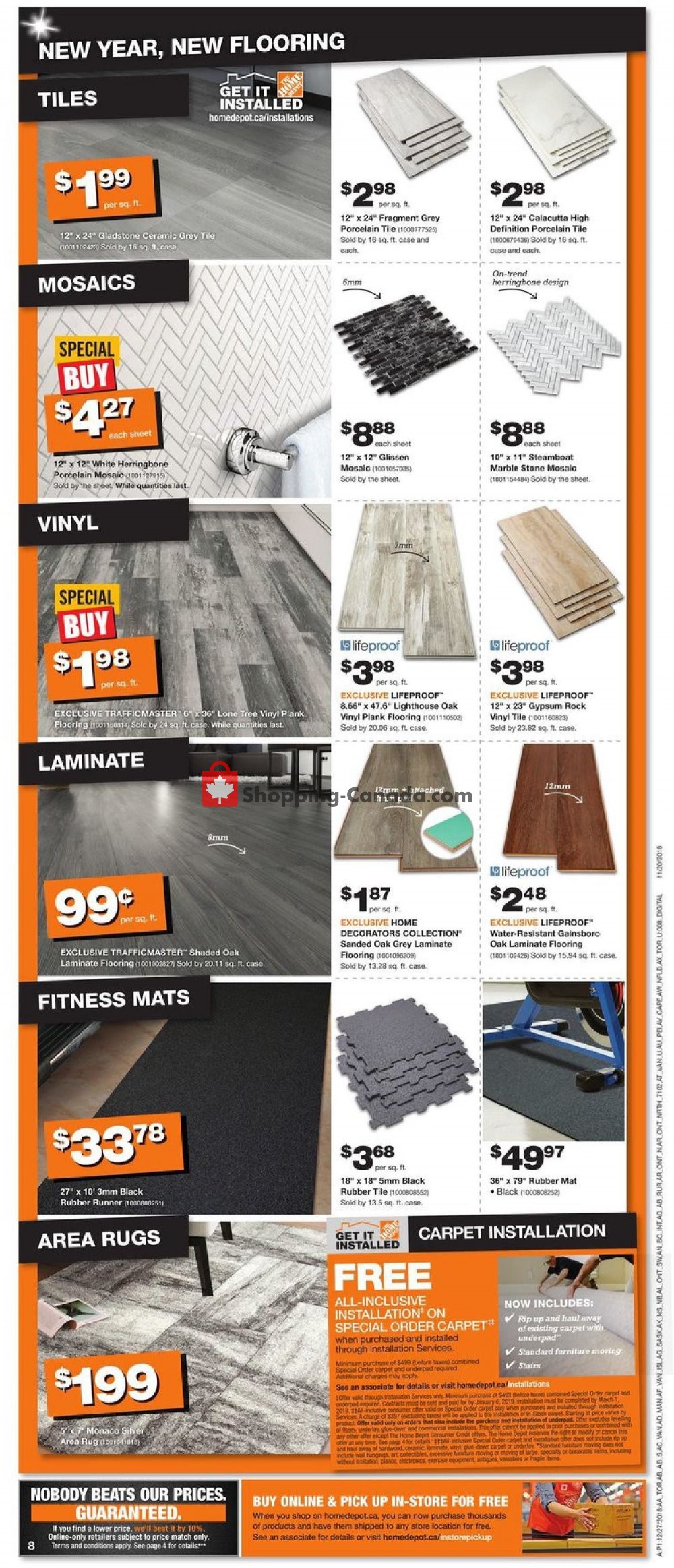 Home Depot flyer from Thursday December 27, 2018 to Wednesday January 2, 2019 - page 9