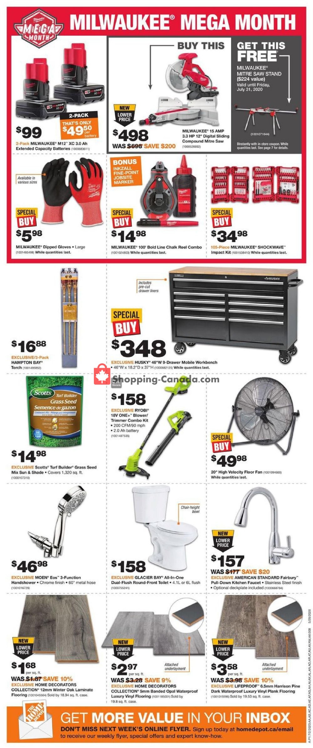 Home Depot flyer from Thursday July 2, 2020 to Wednesday July 8, 2020 - page 2