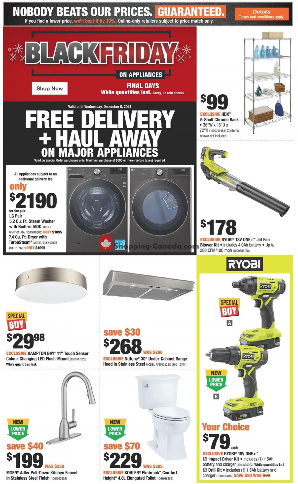 Home Depot flyer from Thursday December 2, 2021 to Wednesday December 8, 2021 - page 2