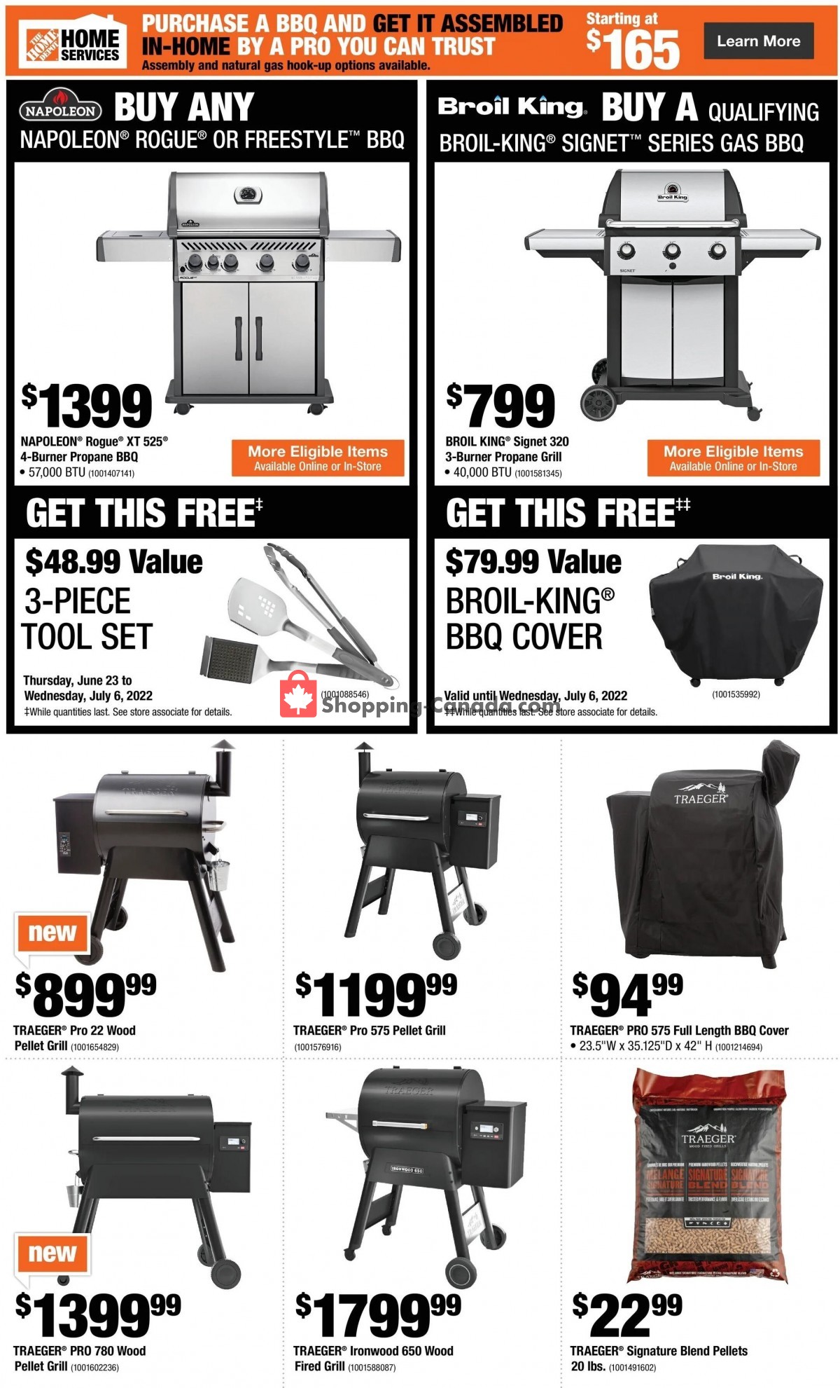 Home Depot Canada, flyer (Canada Day Essentials ON) June 23 June