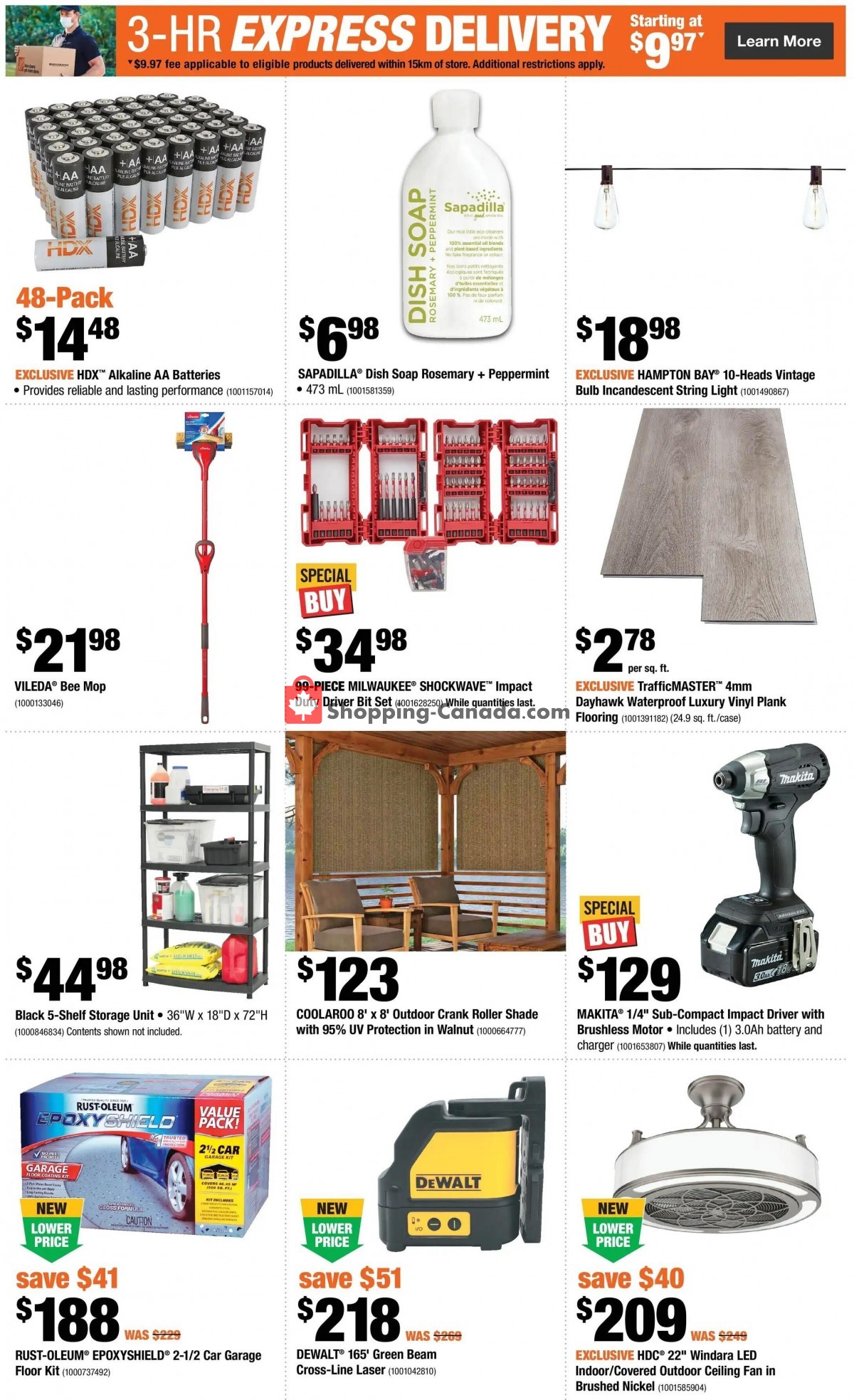 Home Depot Canada, flyer (Canada Day Essentials ON) June 23 June