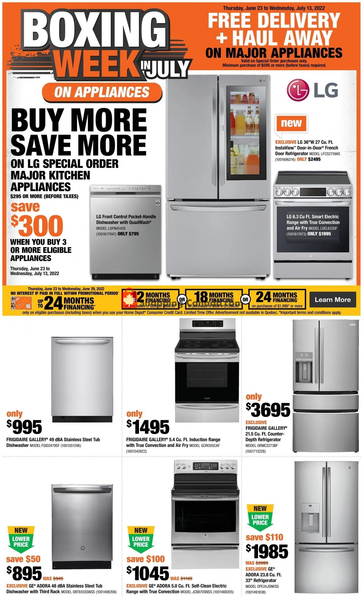 Home Depot Canada, flyer (Canada Day Essentials ON) June 23 June